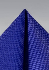 Pañuelo de bolsillo azul estructurado