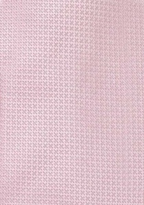 Corbata de seda rosada con estructura