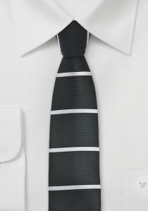 Krawatte schlank waagerecht gestreift