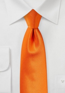 Corbata de negocios estructura uni naranja
