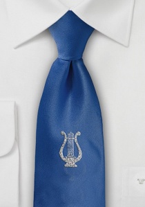 Corbata Lyra azul