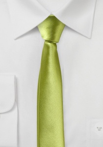 Corbata extra estrecha verde noble