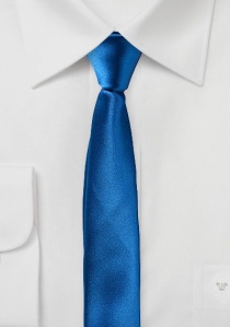 Extra schlanke Krawatte ultramarin