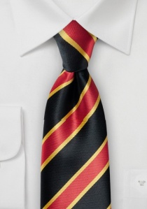 Corbata de hombre diseño tradicional de rayas rojo