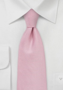 XXL-Krawatte rosa Struktur