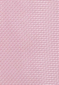 Corbata estampado bordado rosa
