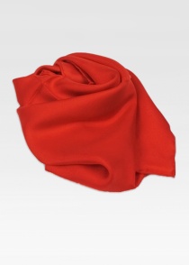 Pañuelo seda rojo unicolor