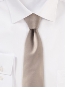 Corbata de seda elegante brillo gris plata