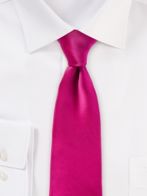 Corbata de seda rosa brillo noble
