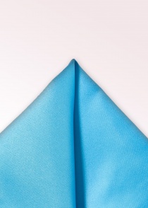 Pañuelo decorativo brillo azul cian