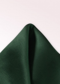 Pañuelo de bolsillo de seda liso verde noble