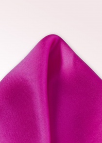 Pañuelo de bolsillo de seda rosa monocromo