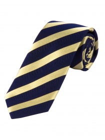 Corbata de negocios a rayas amarillo claro azul