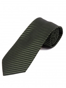 Corbata Líneas Tinta Negro Marrón Verde