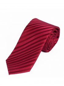 Corbata de rayas estructura roja