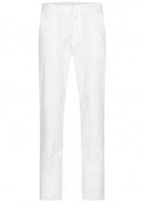 Pantalones blancos estilo cargo para hombre