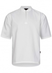 Camisa blanca de manga corta de chefmade