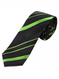XXL líneas de corbata verde negro intenso