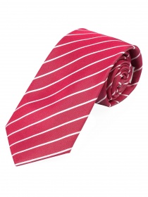 XXL corbata rayas blanco rojo