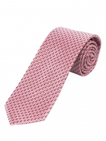 Corbata estructura estrecha forma decoración rosa