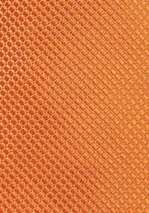 Corbata estrecha estructura naranja