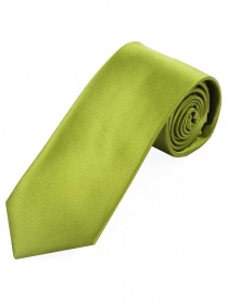 Corbata Satén Seda Liso Verde Claro