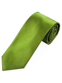 Corbata de raso Seda Monocromo Verde Pálido