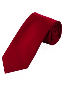 Corbata de raso de seda lisa Rojo vino