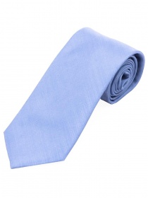 Satin-Krawatte Seide monochrom hellblau