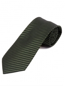 Corbata rayas finas noche negro verde oliva