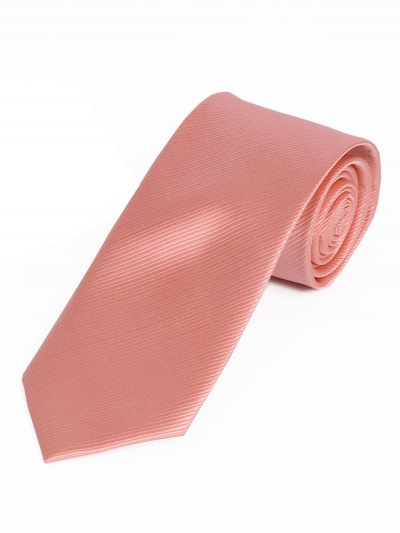 Corbata línea lisa superficie rosada