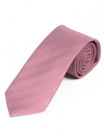 Corbata para hombre Monocromo Raya Superficie Rosa