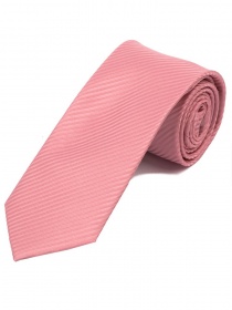 Corbata de hombre de rayas lisas rosa de