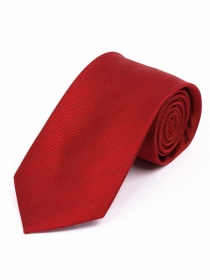 Línea de superficie lisa de corbata estrecha roja