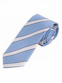 Corbata de caballero elegante diseño a rayas Azul