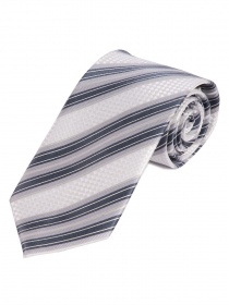 Corbata para hombre Diseño de rayas de moda Blanco