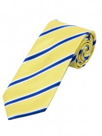Corbata de los hombres de moda a rayas Amarillo