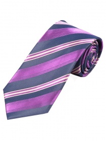 Corbata de negocios diseño de rayas antracita