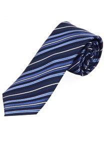 Corbata de alta moda diseño de rayas azul cielo