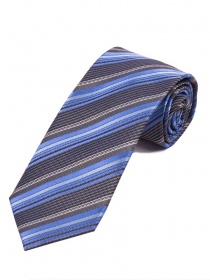 Corbata diseño rayas dinámico azul tórtola