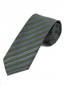 Optimum Men's Tie Stripe Design Bottle Green Dark