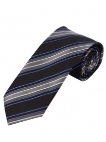 Optimum Business Tie Stripe Design Gris oscuro