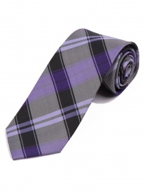 Corbata para hombre con estampado Glencheck Negro