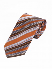 Corbata de negocios con estilo de rayas Naranja