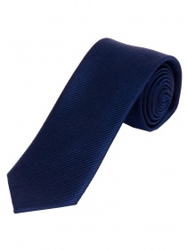 Corbata línea lisa estructura azul oscuro