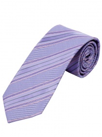 Corbata de estructura de rayas rosa púrpura pálido