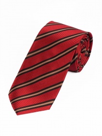 XXL corbata patrón de rayas noble rojo asfalto