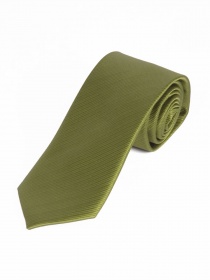 Corbata larga lisa rayas estructura verde noble