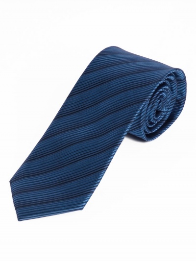 XXL Krawatte monochrom Streifen-Oberfläche ultramarinblau