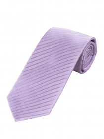 XXL Corbata raya lisa estructura lila